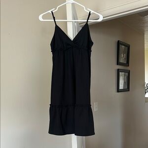 H&M Black Spaghetti Strap Mini Dress